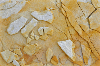 Grès en cours d'altération